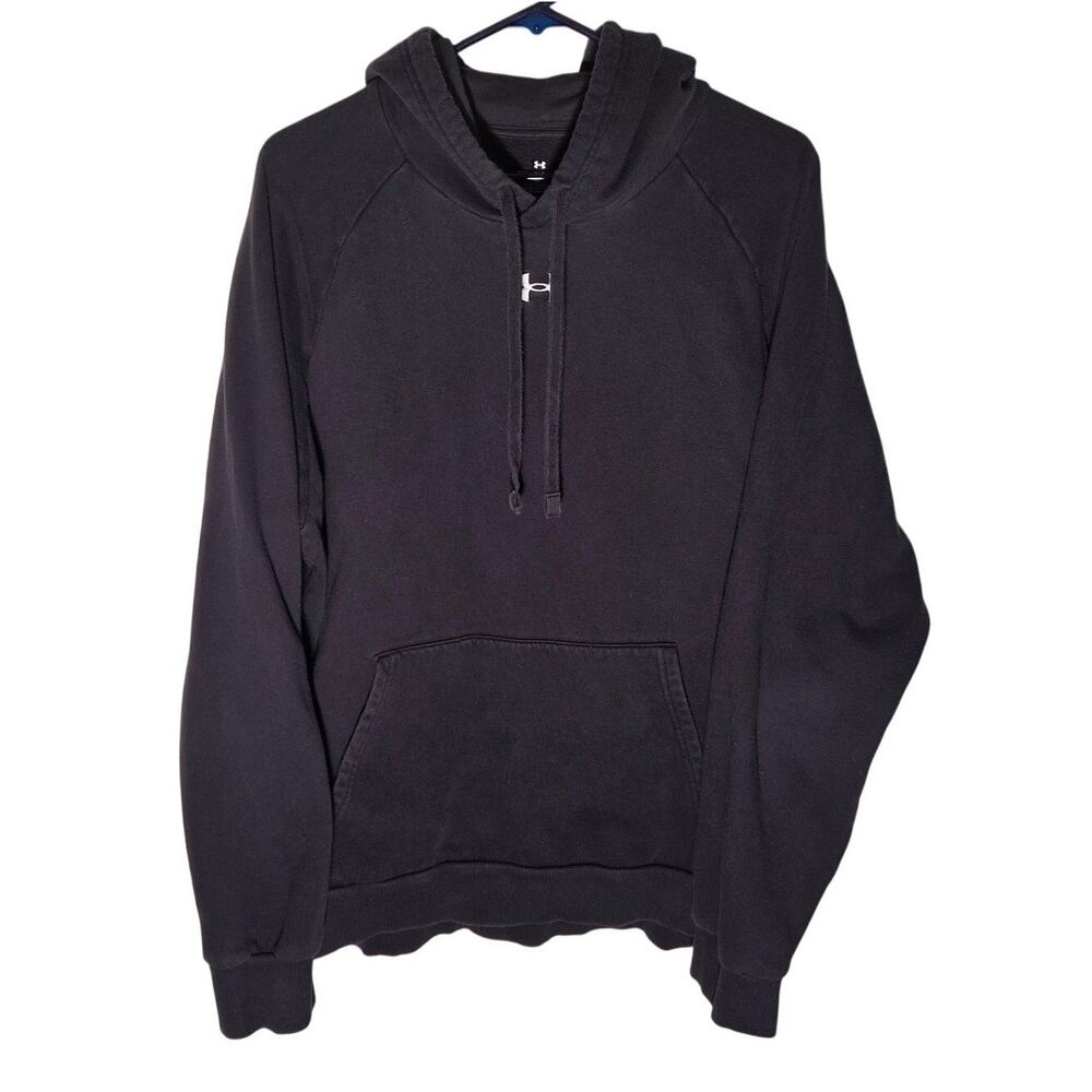 Under Armour Men's 2XL Black Pullover Hoodie - Great Condition!